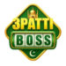 Official 3 Patti Boss APK logo for Android featuring digital entertainment and fast JazzCash payment support in Pakistan.
