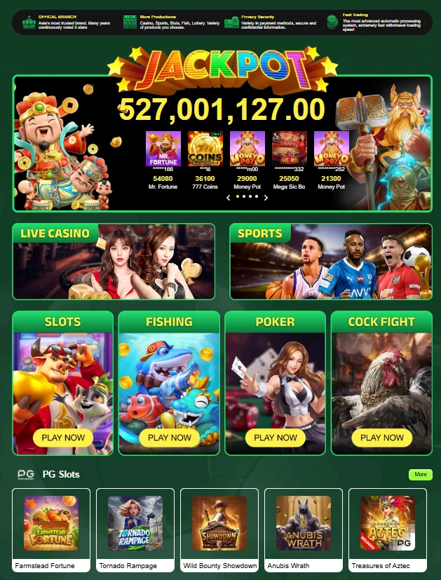 PAK11 Game APK main dashboard showing progressive jackpot balance, live casino, sports, and popular PG slot titles.
