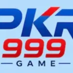 PKR999 game official app logo showing red and golden text