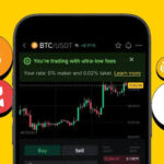 Binance crypto wallet interface showing TRC20 and BEP20 USDT deposit network options next to a Pakistani earning app withdrawal screen.